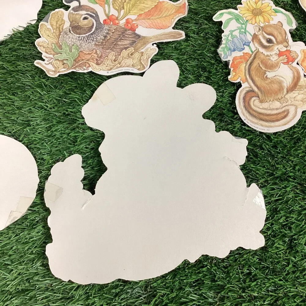 Vintage Easter Spring Window Card Art
